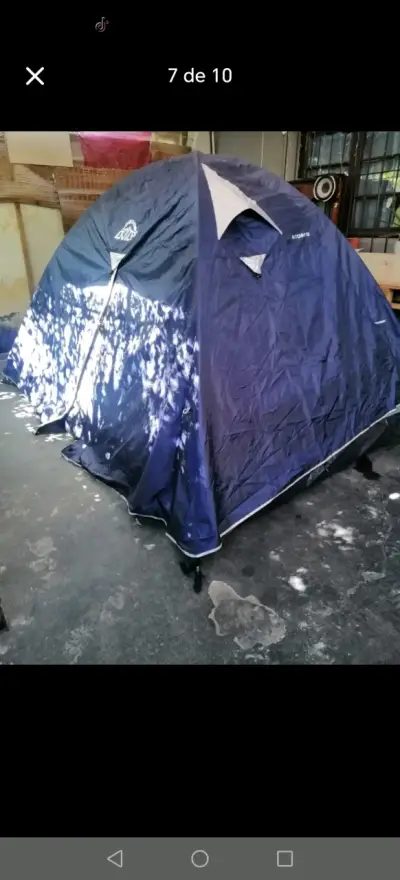 Carpa de camping Doite Atom 6 personas azul - miniatura 3