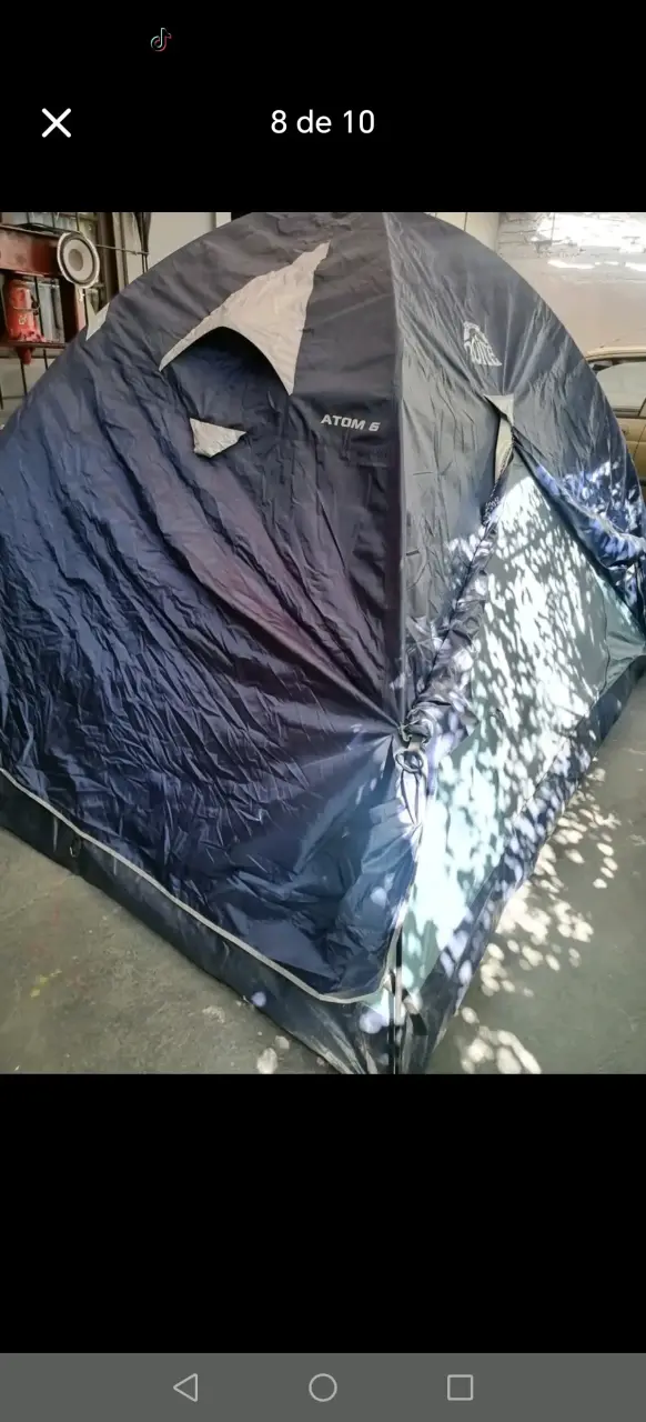 Carpa de camping Doite Atom 6 personas azul - 4