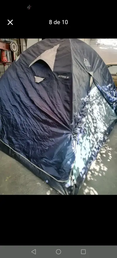 Carpa de camping Doite Atom 6 personas azul - miniatura 4