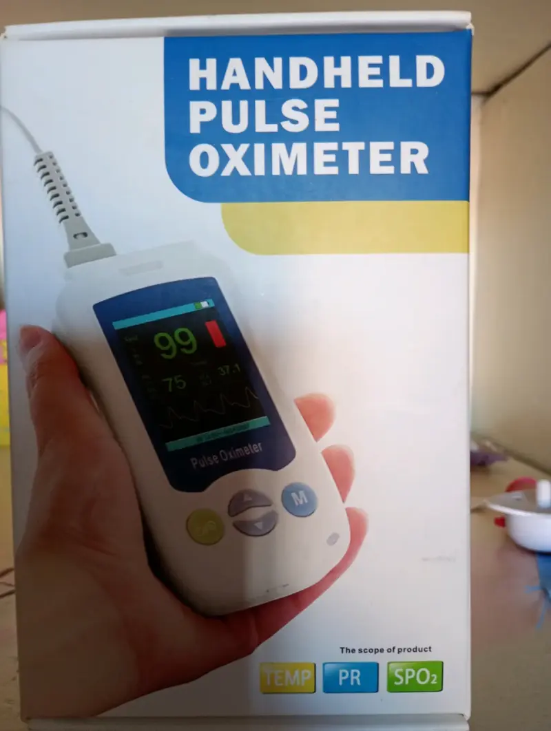 Oxímetro de Pulso Portátil con Pantalla LCD - 2