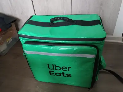 Bolso térmico de reparto Uber Eats verde - miniatura 1
