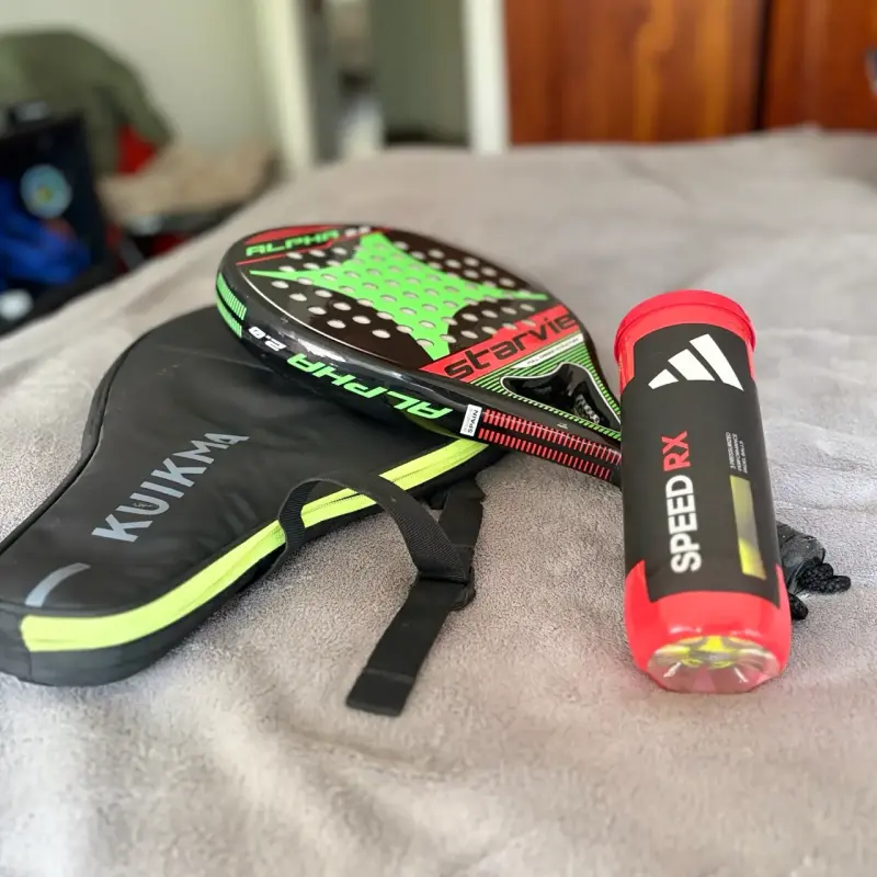 ‼️OFERTA ‼️Pack Pádel Starvie Alpha 2.0 Full Carbón - 1