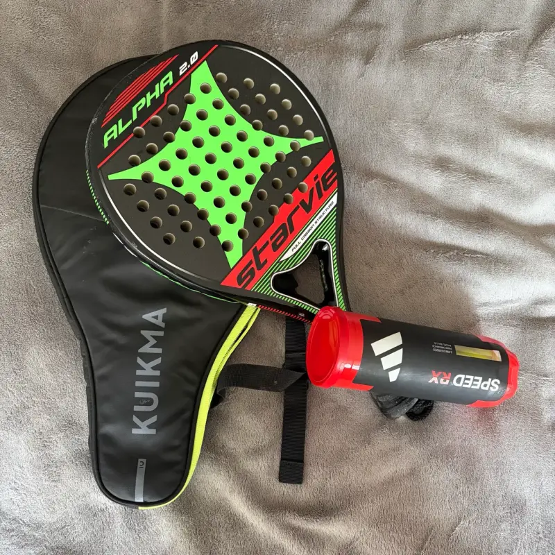 ‼️OFERTA ‼️Pack Pádel Starvie Alpha 2.0 Full Carbón - 2