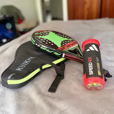 ‼️OFERTA ‼️Pack Pádel Starvie Alpha 2.0 Full Carbón - miniatura 3