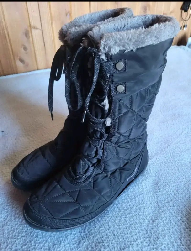 Botas de invierno negras Columbia con forro polar - 1