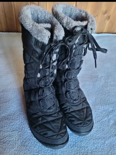 Botas de invierno negras Columbia con forro polar - miniatura 4
