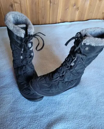 Botas de invierno negras Columbia con forro polar - miniatura 6