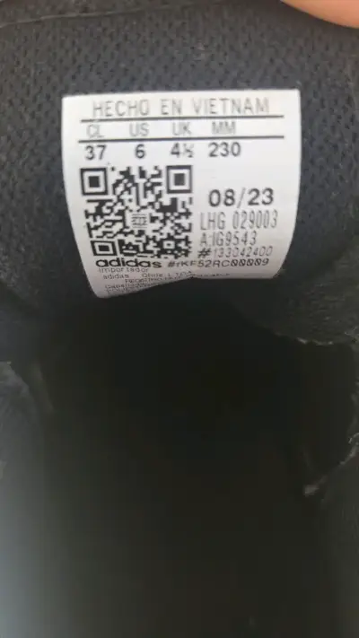 Zapatillas deportivas negras Adidas talla 37 - miniatura 3