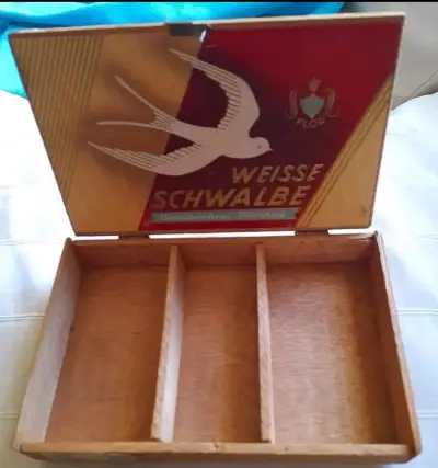 Caja de madera antigua para cigarros Gebs - miniatura 2