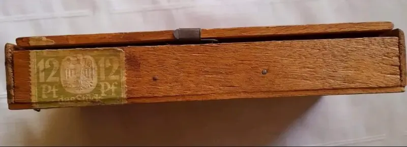 Caja de madera antigua para cigarros Gebs - 3