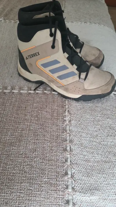 Botas de trekking Adidas Terrex beige - miniatura 1