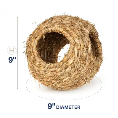 Túnel de heno para mascotas 9 pulgadas - miniatura 1