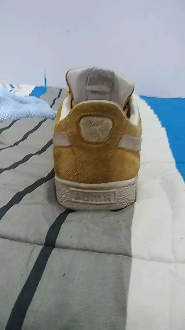 Zapatillas Puma de gamuza amarillas - 3