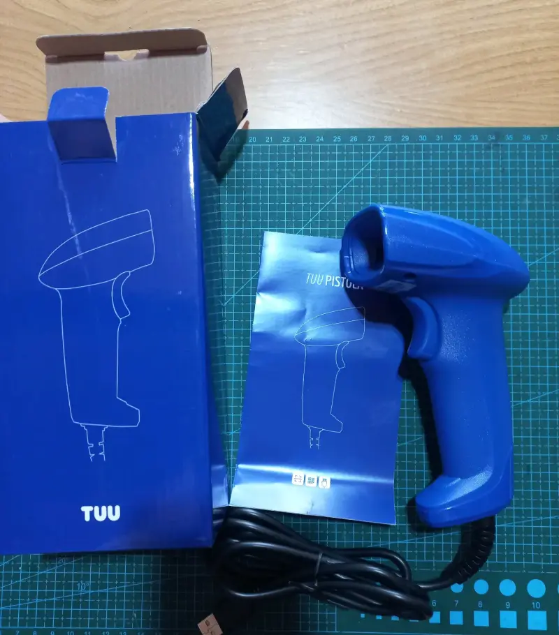 Pistola de Código de Barras USB TUU Azul - 3
