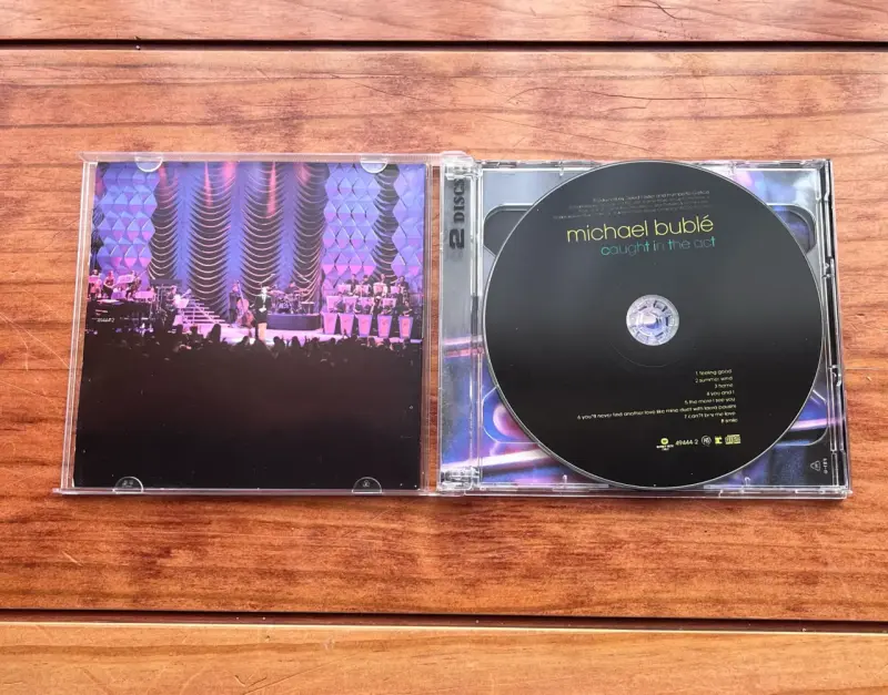 CD + DVD Michael Bublé - Caught In The Act - 2