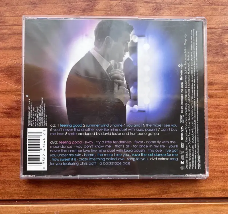 CD + DVD Michael Bublé - Caught In The Act - 6