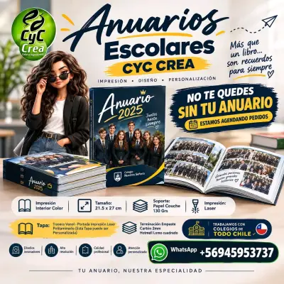 Anuarios Escolares Personalizados CyC Crea - miniatura 1
