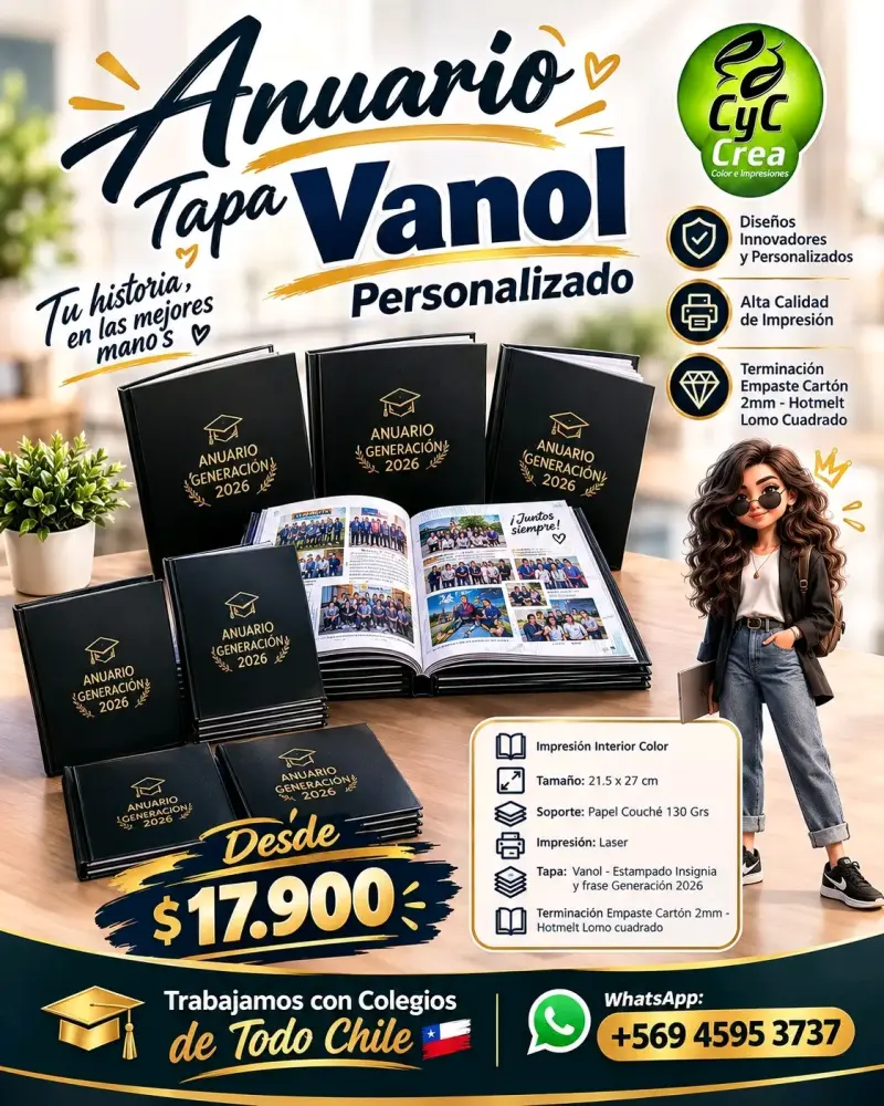 Anuarios Escolares Personalizados CyC Crea - 3
