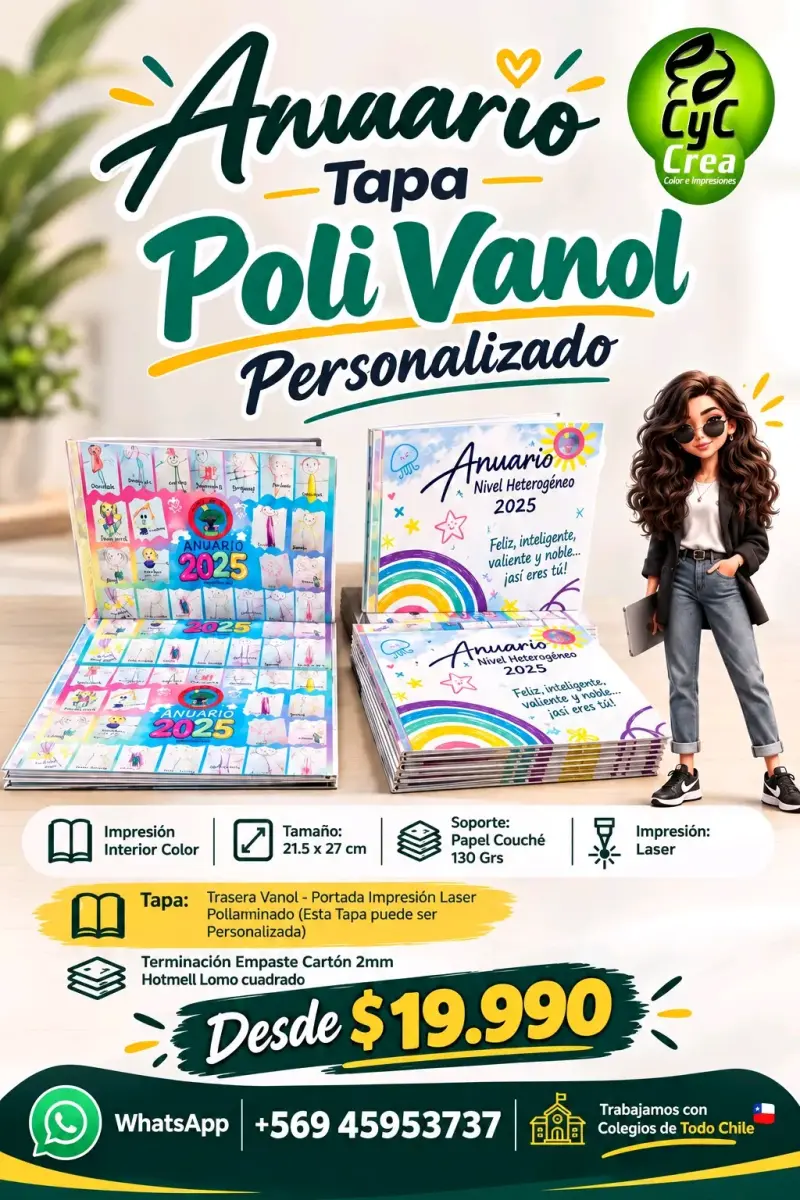 Anuarios Escolares Personalizados CyC Crea - 4