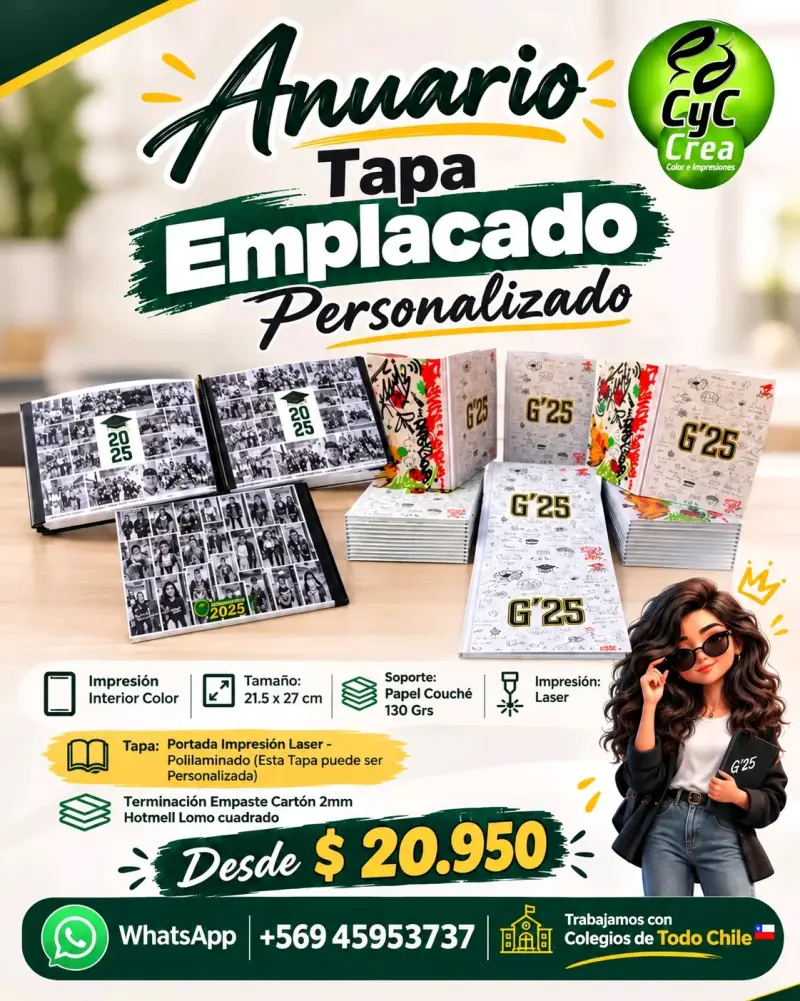 Anuarios Escolares Personalizados CyC Crea - 5