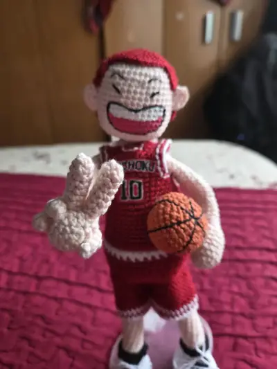 Amigurumi Hanamichi Sakuragi - miniatura 4