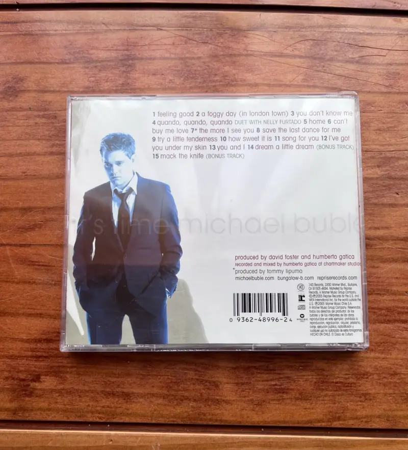 CD original de música 'It's Time' de Michael Bublé - 4