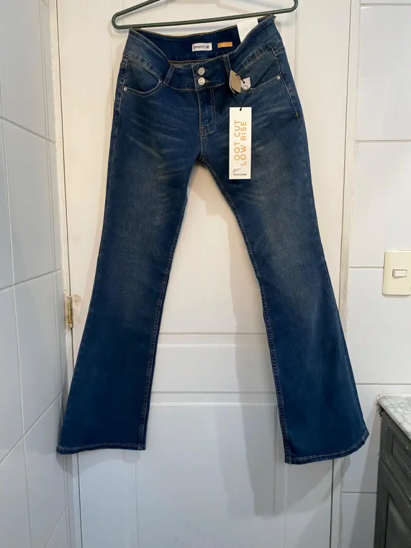 Jeans bootcut de tiro bajo Opposite talla 40 - 1