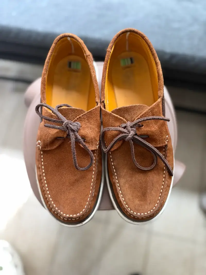 Zapatos ROCKFORD de gamuza marrón con cordones - 3