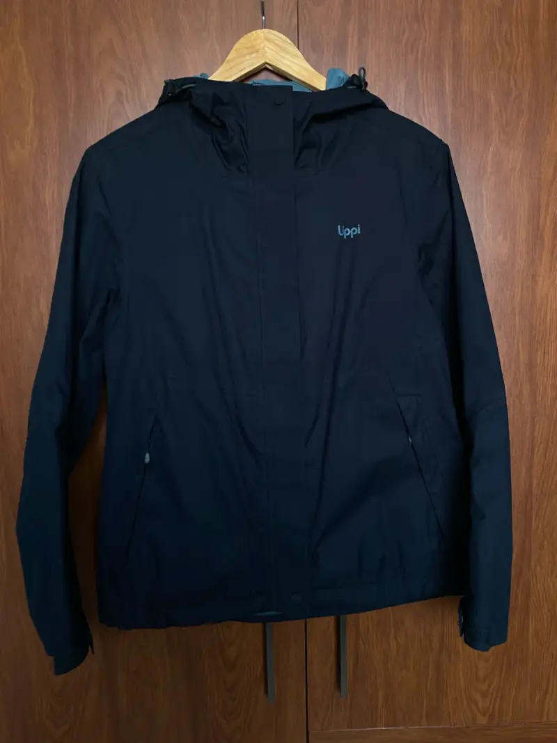 Chaqueta impermeable Lippi color negro, talla L - 1