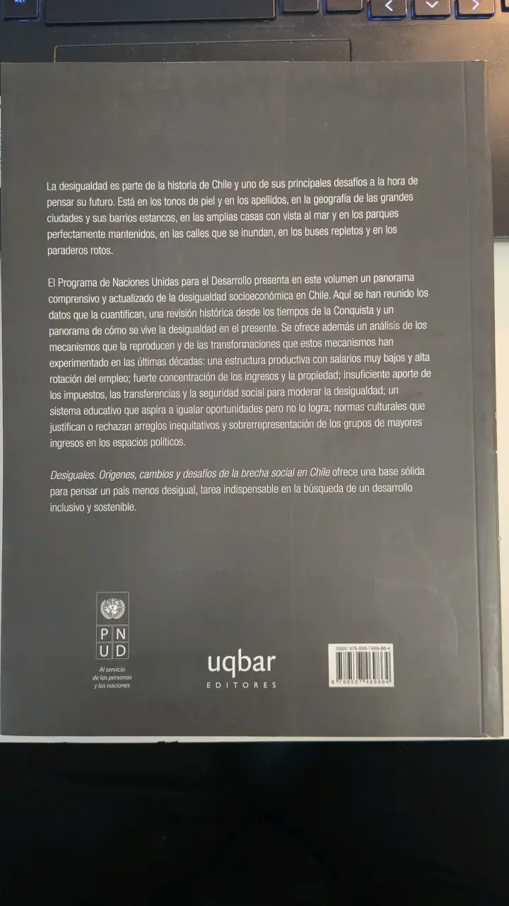Libro Desiguales: Orígenes y Desafíos en Chile - 3