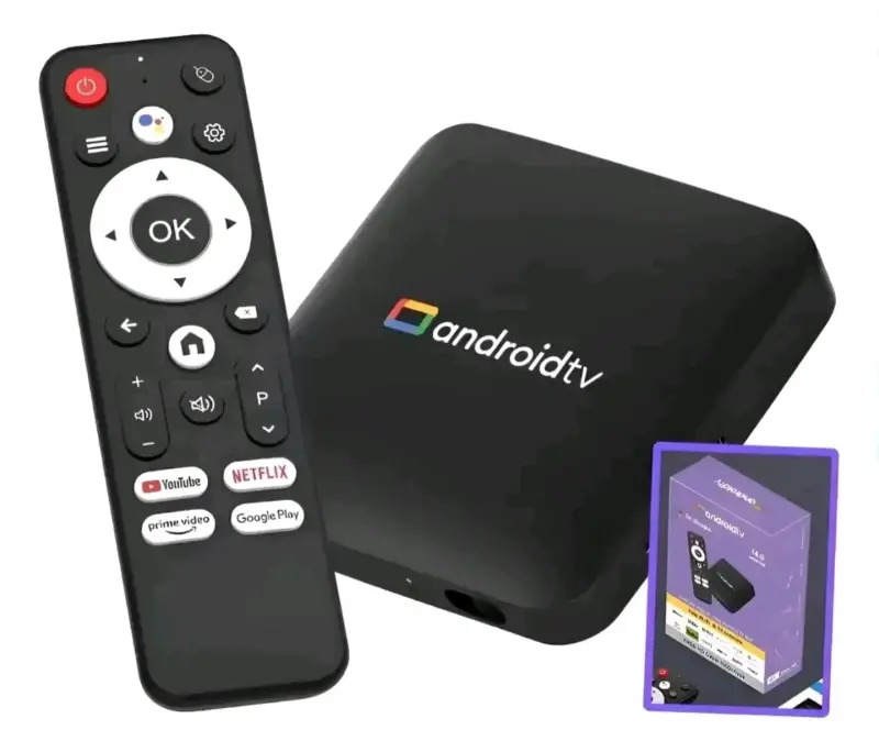 Android TV Box con Control Remoto y Streaming - 1
