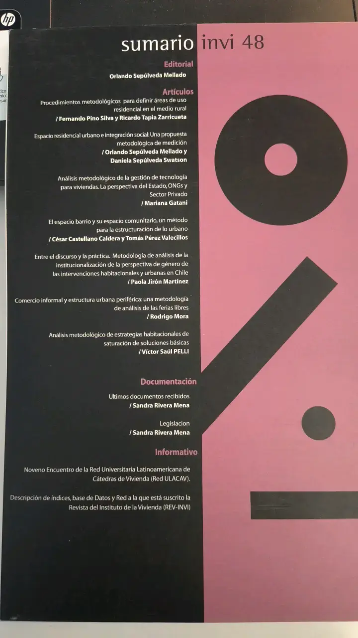 Revista Invi 48 Universidad de Chile - 2