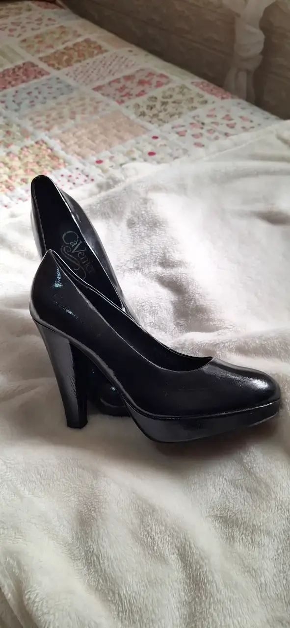 Zapatos de tacón alto negros de charol Catwalk - 3