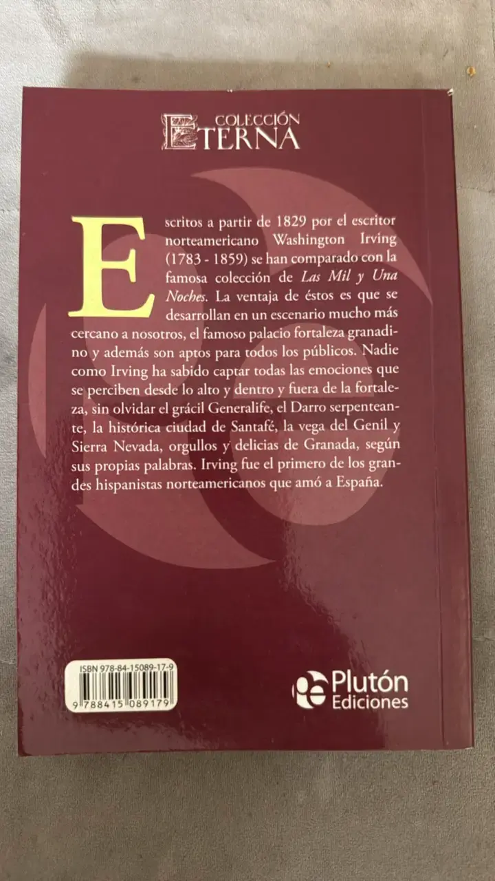 Libro Cuentos de la Alhambra de Washington Irving - 2