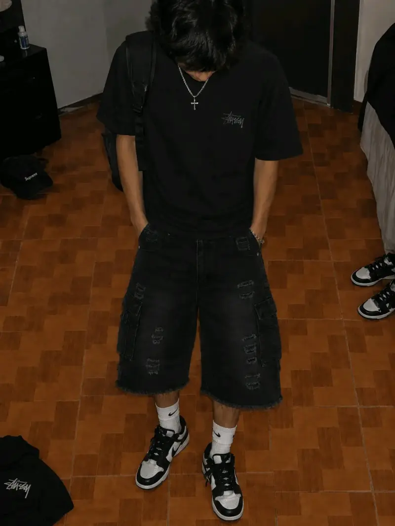 Shorts Cargo Rasgado (Tallas disponibles) - 2