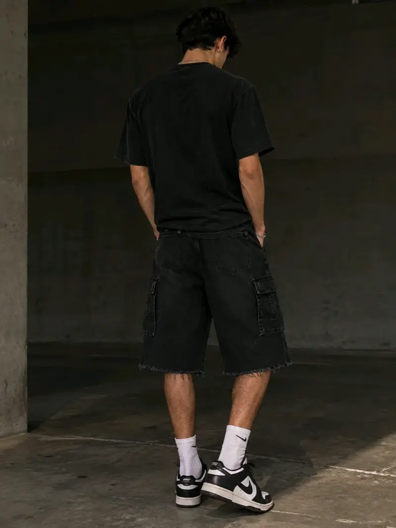 Shorts Cargo Rasgado (Tallas disponibles) - 3