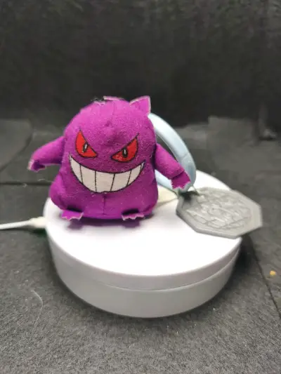 Llavero de peluche Gengar Pokémon morado - miniatura 1