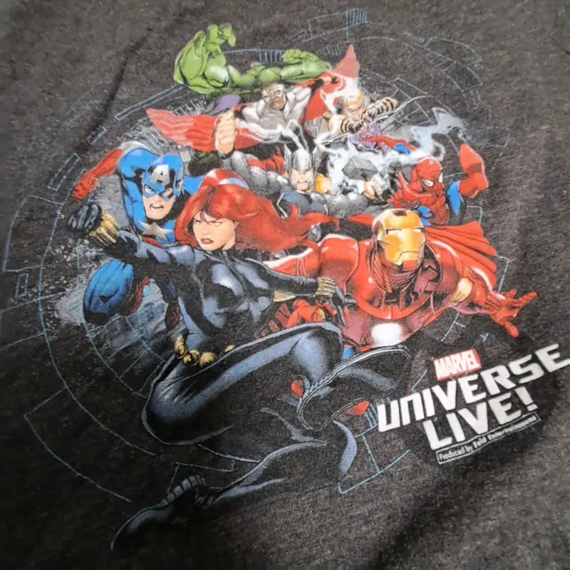 Polera Marvel Universe Live gris unisex - 2