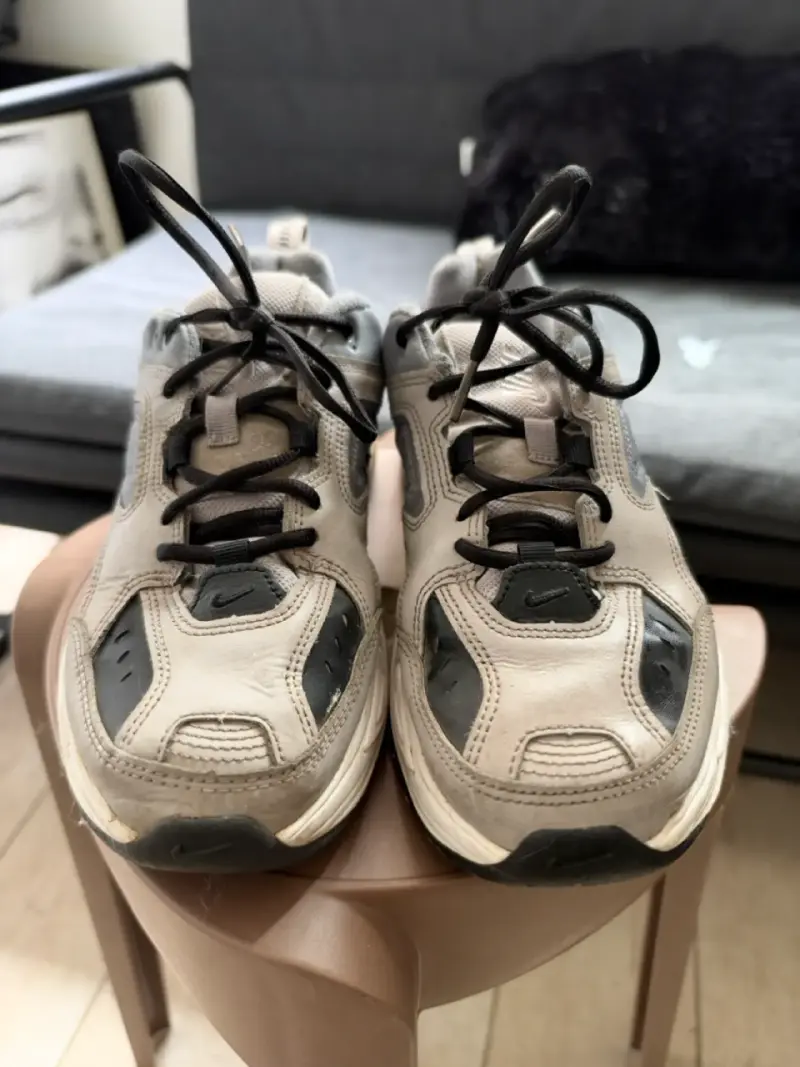 Zapatillas NIKE M2K TEKNO gris y negro - 1