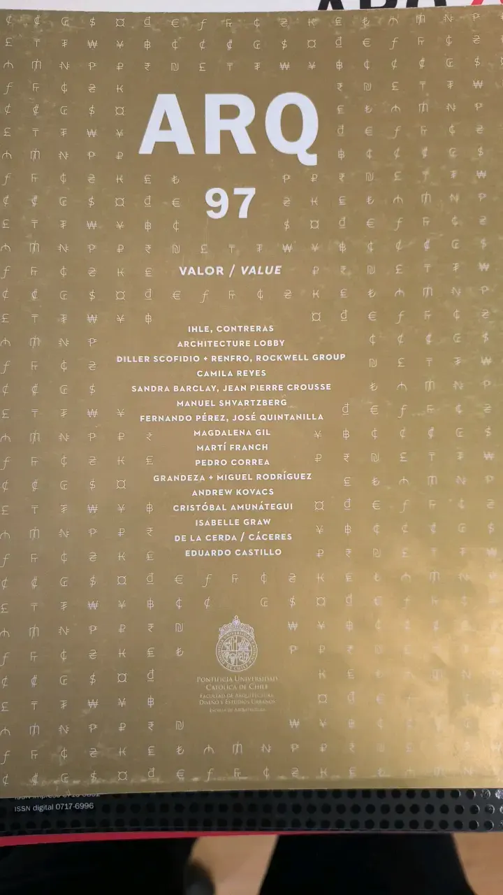 Revista ARQ 97 Valor / Value - 1