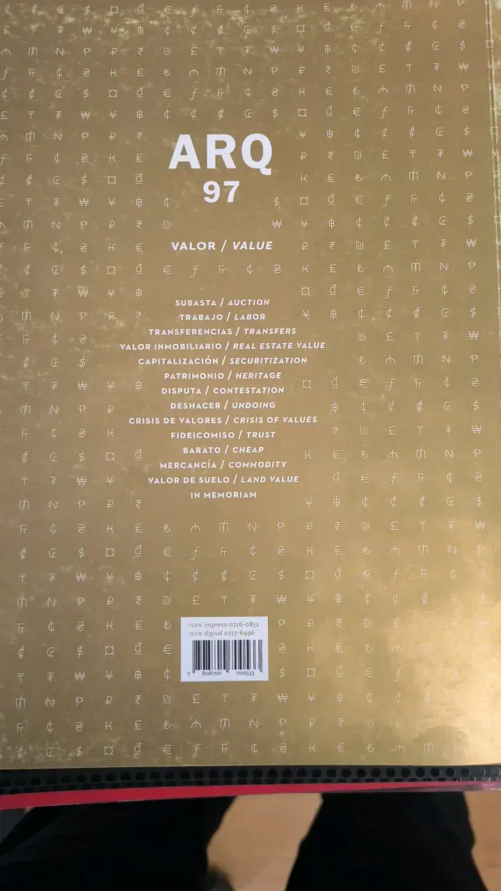 Revista ARQ 97 Valor / Value - 2