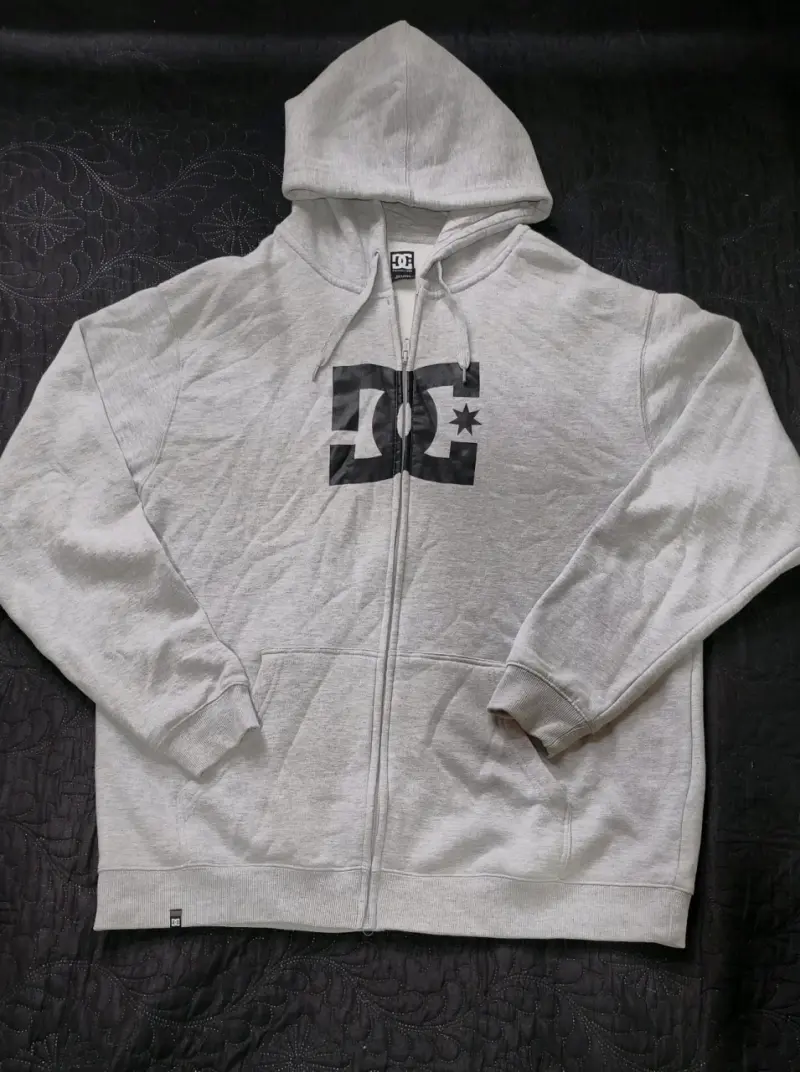 Polerón con capucha gris DC Shoes talla XXL - 1