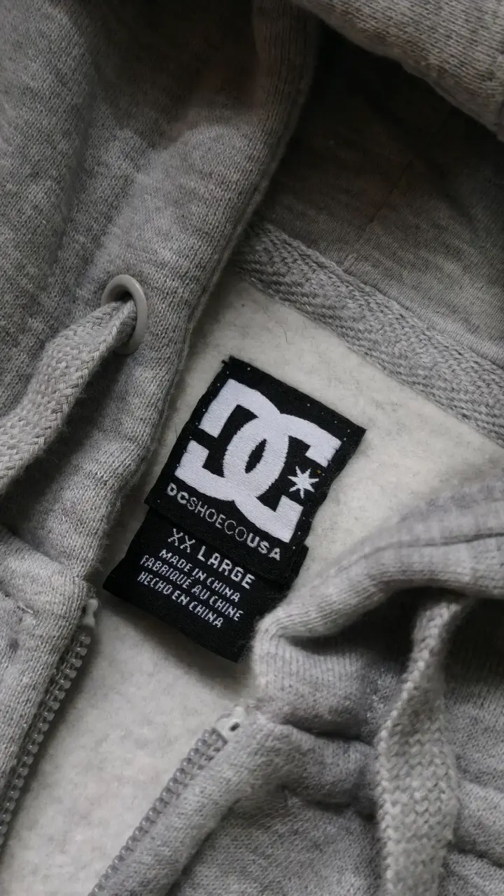 Polerón con capucha gris DC Shoes talla XXL - 4