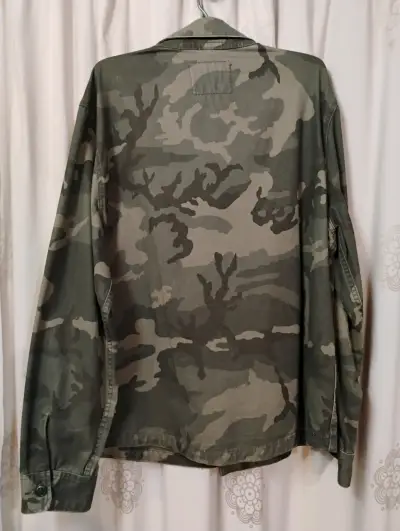 Chaqueta de Mezclilla Camuflada Hombre Talla XL - miniatura 2