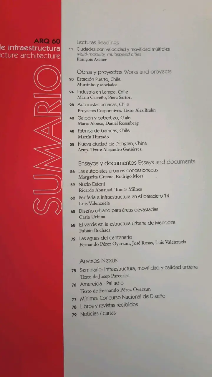 Revista ARQ 60 Arquitectura de Infraestructura - 2