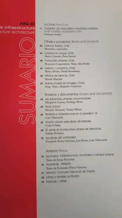 Revista ARQ 60 Arquitectura de Infraestructura - miniatura 2