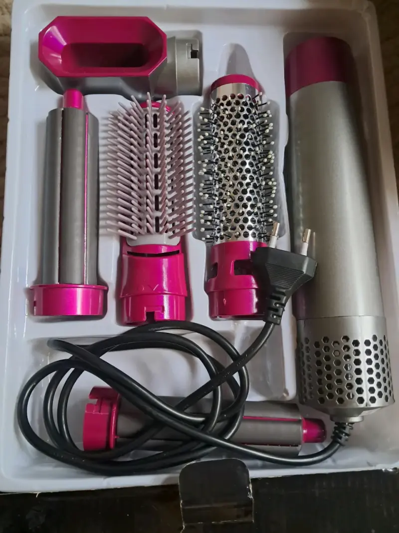 Set moldeador de pelo 5 en 1 con efecto antiestático - 3