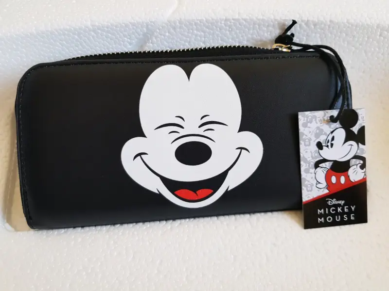 Billetera Negra Mickey Mouse Disney - 1