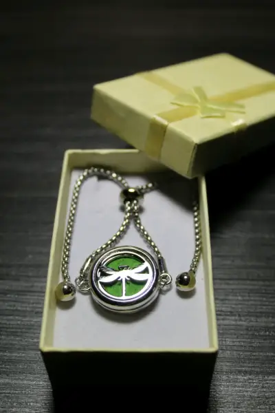 Pulsera aromaterapia - libelula - miniatura 2