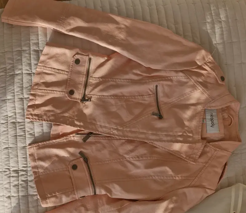 Chaqueta rosa Nicopoly con cierre y bolsillos - 2